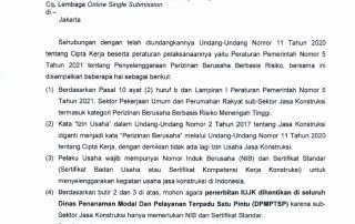undang undang cipta kerja