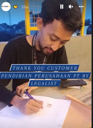 legalist testimoni real pendirian PT