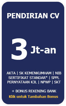 paket-2 jasa pembuatan cv pt